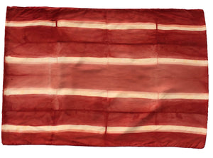 Silk Pillowcase - Madder Root Red Stripe